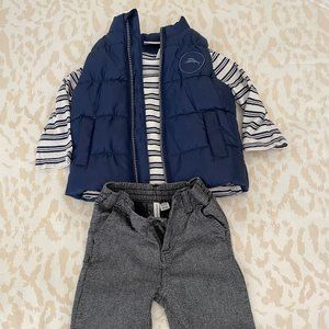 Janie and Jack and Tommy Bahama Puffer Set 12M